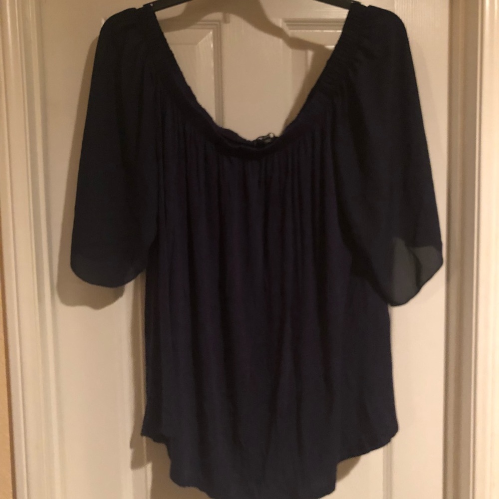 Lane Bryant off the shoulder top.